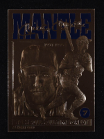 Mickey Mantle 1996 Bleachers Baseballs All-Time Great LE 23KT Gold Card at PristineAuction.com