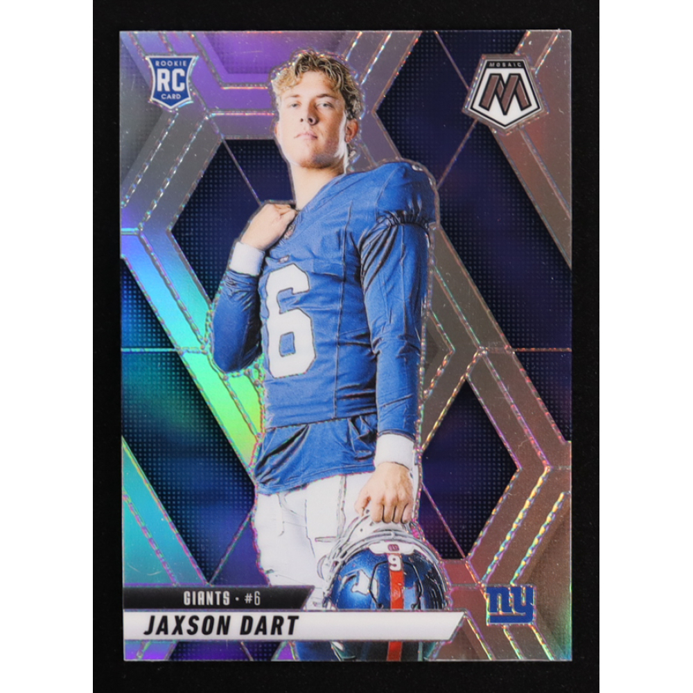 Jaxson Dart 2025 Panini Mosaic Silver #288 VAR RC at PristineAuction.com