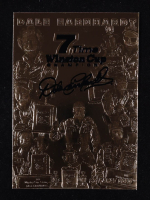 Dale Earnhardt Sr. 2001 Gold Collectibles 7-Time Winston Cup Champion | 23KT Gold Card at PristineAuction.com