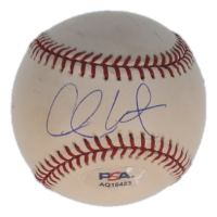 Chase Utley Signed OML Baseball (PSA) at PristineAuction.com