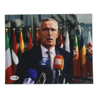Jens Stoltenberg Signed 8x10 Photo (JSA) at PristineAuction.com