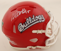 Davante Adams Signed Fresno State Bulldogs Speed Mini Helmet (Beckett) at PristineAuction.com