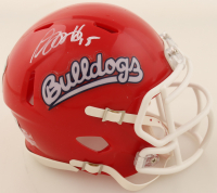 Davante Adams Signed Fresno State Bulldogs Speed Mini Helmet (Beckett) at PristineAuction.com