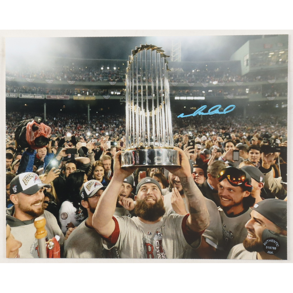 Mike Napoli Signed Red Sox 8x10 Photo (Authentic Ink) at PristineAuction.com