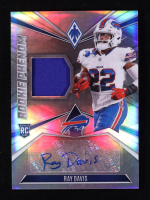 Ray Davis 2024 Panini Phoenix Rookie Phenoms Jersey Autographs Silver #37 #110/149 RC at PristineAuction.com
