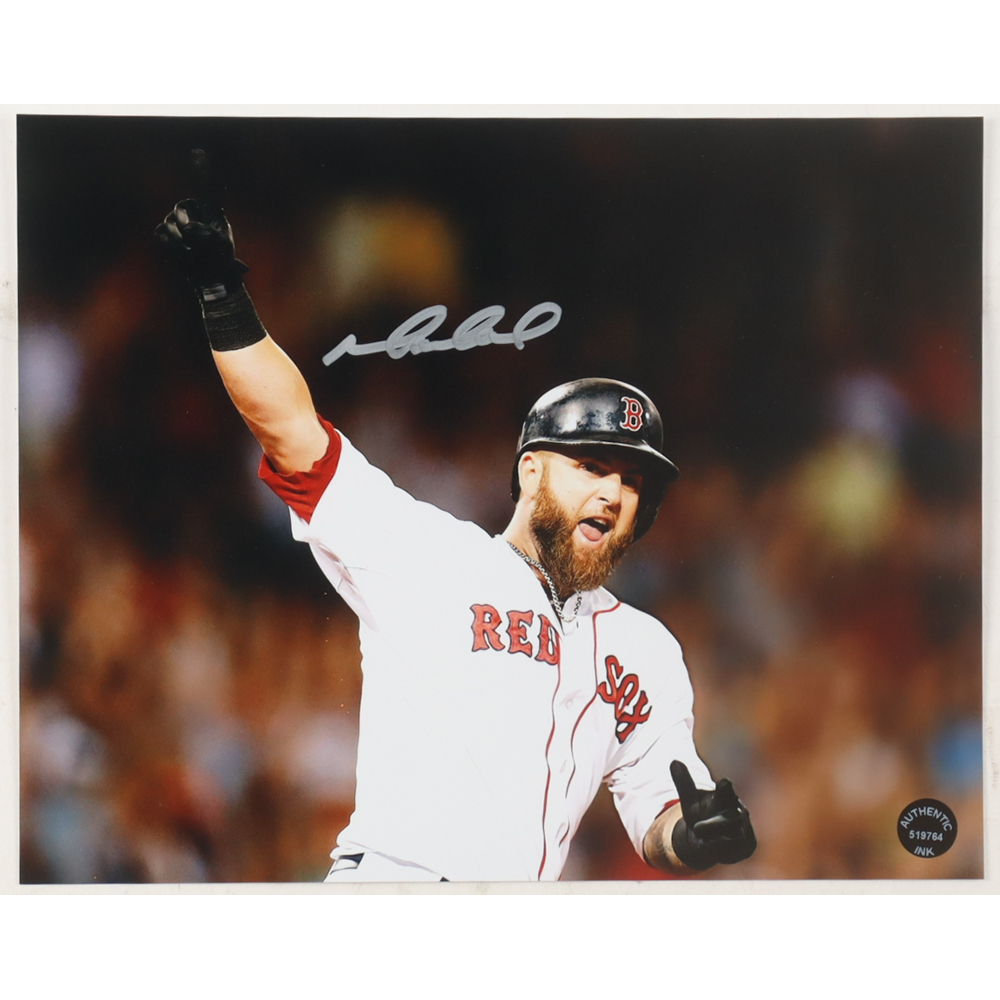 Mike Napoli Signed Red Sox 8x10 Photo (Authentic Ink) at PristineAuction.com