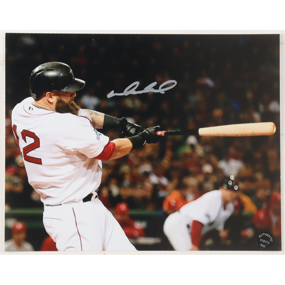 Mike Napoli Signed Red Sox 8x10 Photo (Authentic Ink) at PristineAuction.com