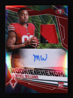 Mykel Williams 2025 Panini Phoenix Rookie Phenoms Jersey Autographs ColorBurst #37 #03/25 RC at PristineAuction.com