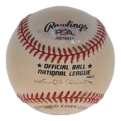 Hank Aaron Signed ONL Baseball (PSA) at PristineAuction.com Hank Aaron Signed ONL Baseball (PSA) at PristineAuction.com