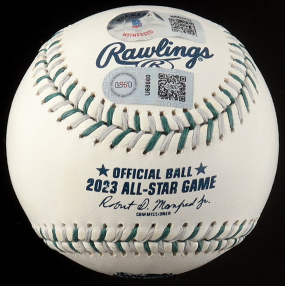 Elías Díaz Signed Official 2023 All-Star Game Baseball Inscribed "ASG MVP 2023" & "1st ASG" (Beckett & USA SM) at PristineAuction.com Elías Díaz Signed Official 2023 All-Star Game Baseball Inscribed "ASG MVP 2023" & "1st ASG" (Beckett & USA SM) at PristineAuction.com