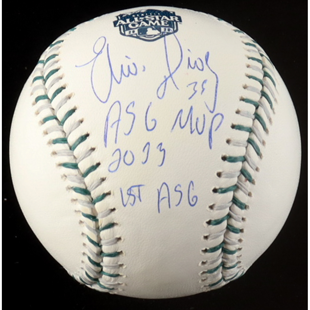 El&iacute;as D&iacute;az Signed Official 2023 All-Star Game Baseball Inscribed "ASG MVP 2023" & "1st ASG" (Beckett & USA SM) at PristineAuction.com