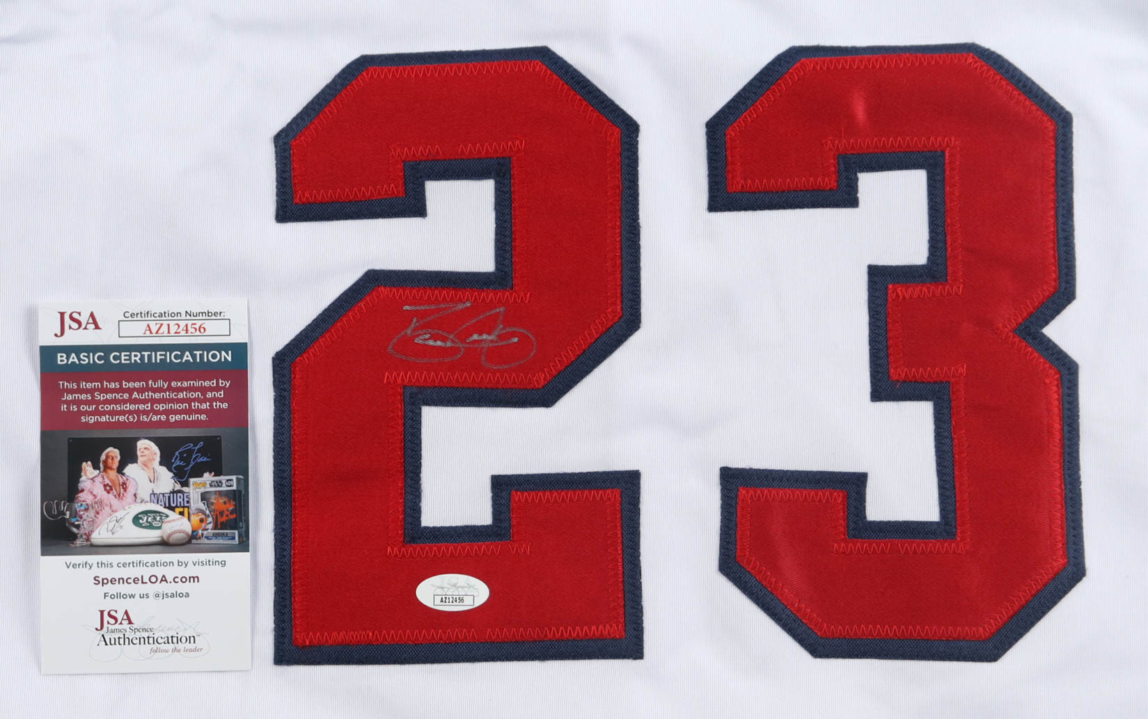 David Justice Signed Jersey (JSA) at PristineAuction.com David Justice Signed Jersey (JSA) at PristineAuction.com