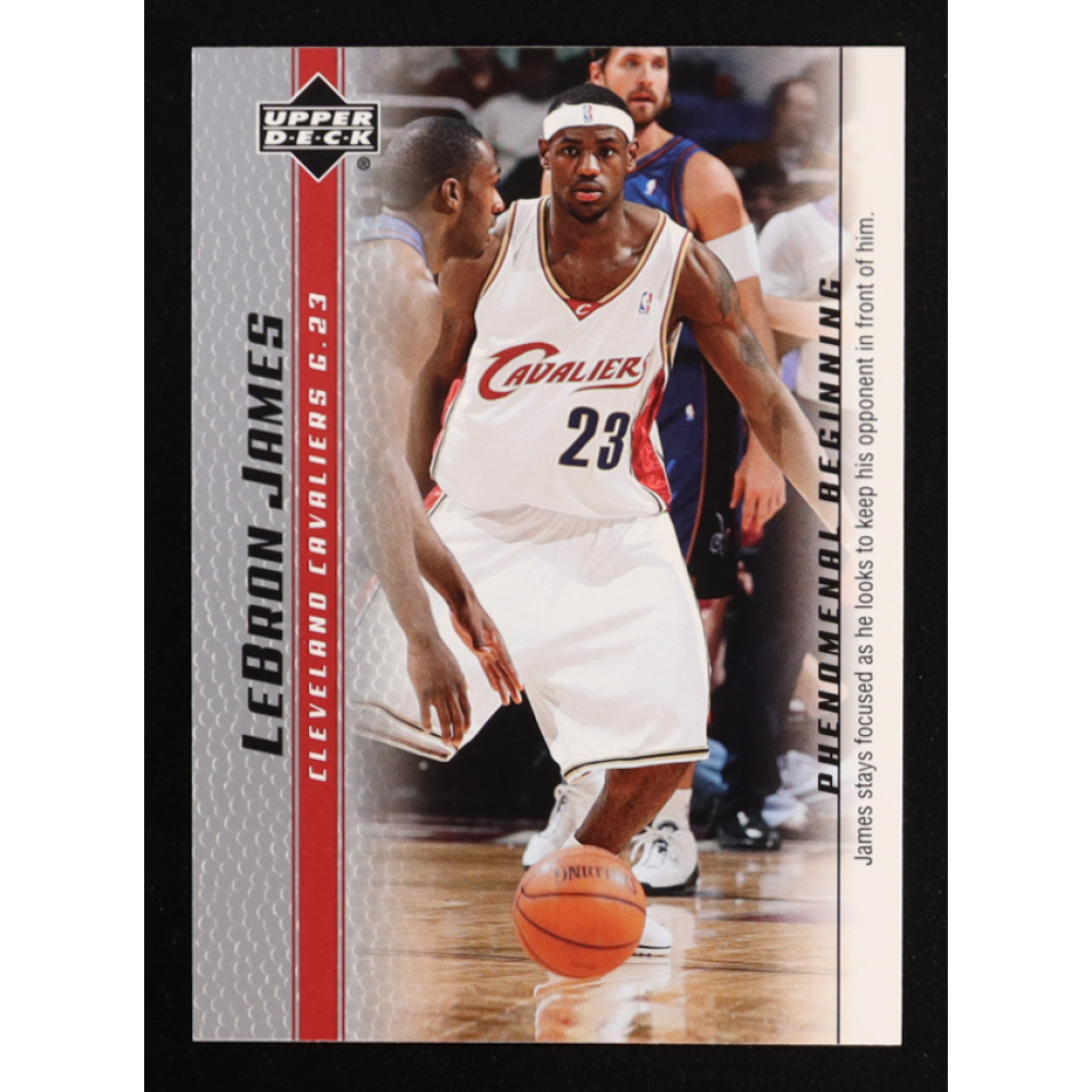 LeBron James 2003-04 Upper Deck Phenomenal Beginning LeBron James #14 RC at PristineAuction.com