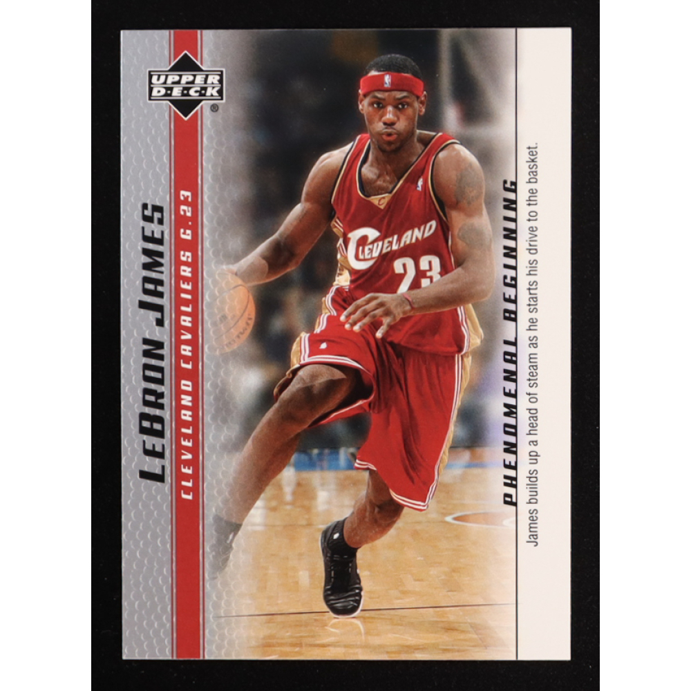 LeBron James 2003-04 Upper Deck Phenomenal Beginning LeBron James #11 RC at PristineAuction.com