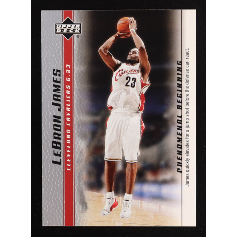 LeBron James 2003-04 Upper Deck Phenomenal Beginning LeBron James #3 RC at PristineAuction.com