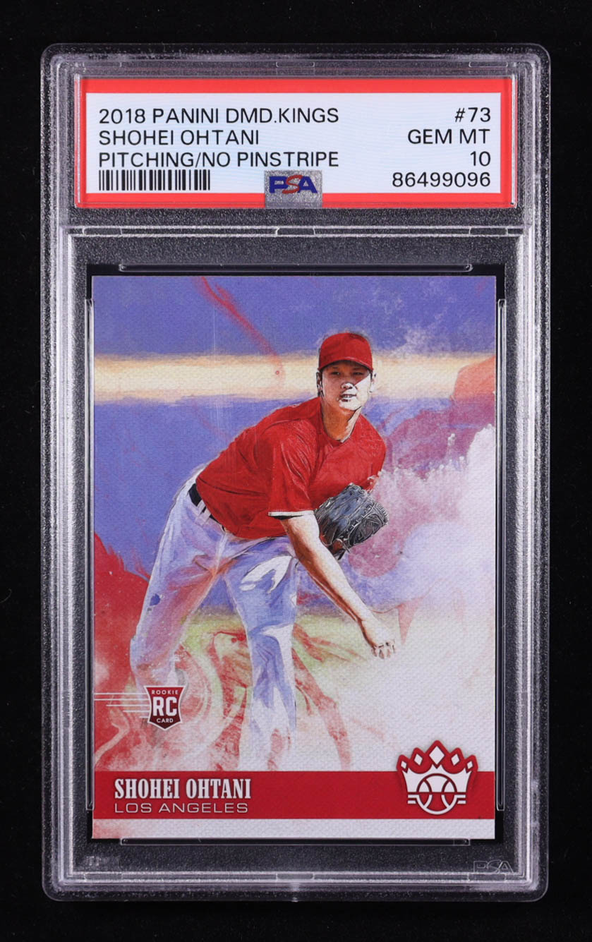 Shohei Ohtani 2018 Diamond Kings #73 RC (PSA 10) at PristineAuction.com Shohei Ohtani 2018 Diamond Kings #73 RC (PSA 10) at PristineAuction.com