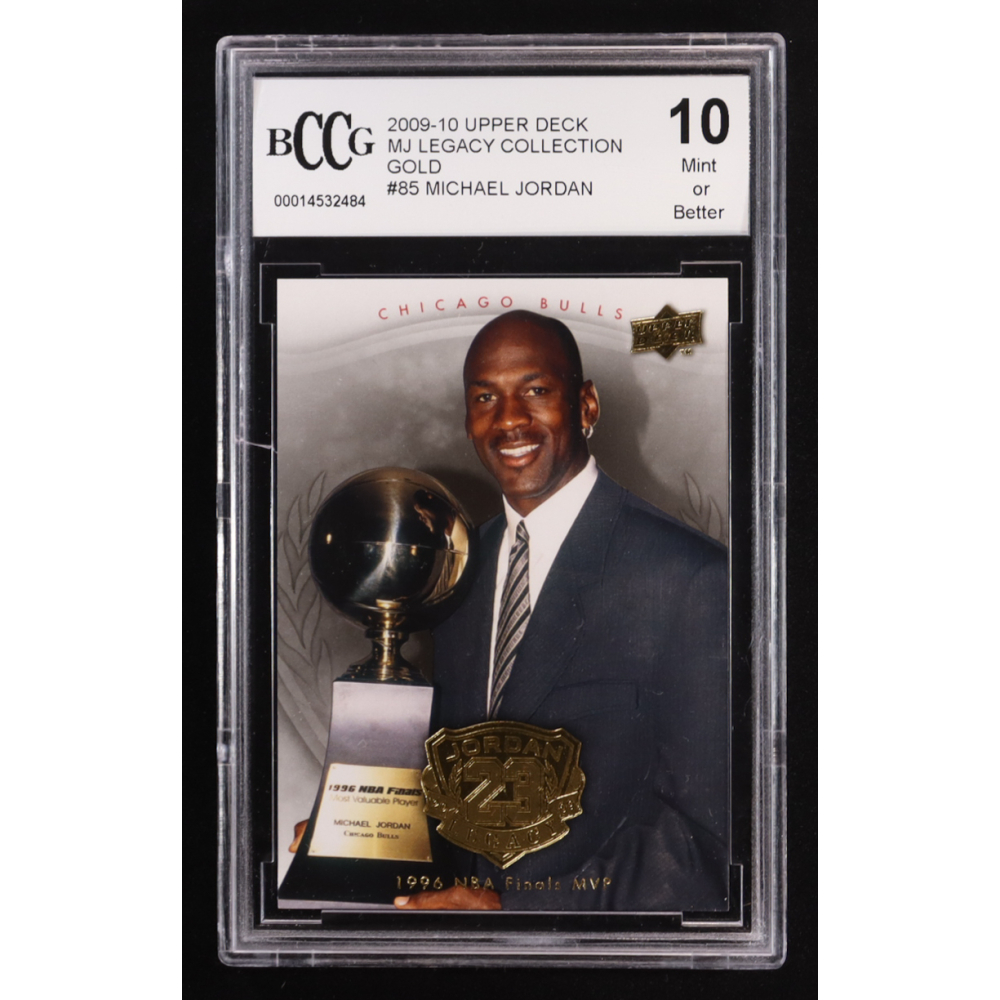 Michael Jordan 2009-10 Upper Deck Michael Jordan Legacy Collection Gold #85 (BCCG 10) at PristineAuction.com