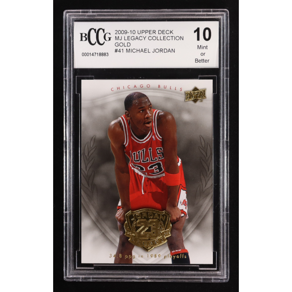 Michael Jordan 2009-10 Upper Deck Michael Jordan Legacy Collection Gold #41 (BCCG 10) at PristineAuction.com