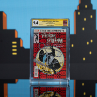 Stan Lee | 2018 "True Believers: Venom vs Spider-Man" #1 Marvel Comic Book Signed By (6) (CGC 9.4) at PristineAuction.com