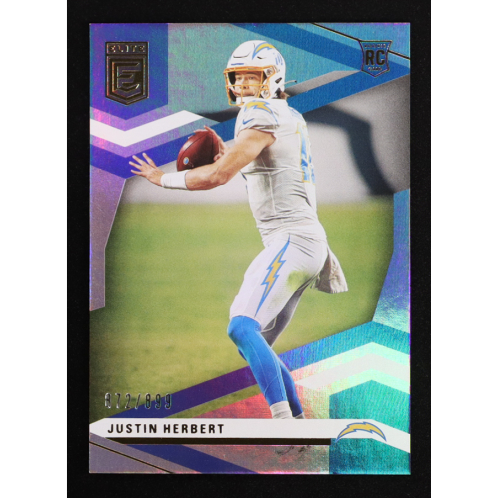 Justin Herbert 2020 Elite CHRONICLES #203 #872/899 RC at PristineAuction.com