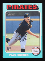 Paul Skenes 2024 Topps Heritage Aqua Border #594 RC at PristineAuction.com
