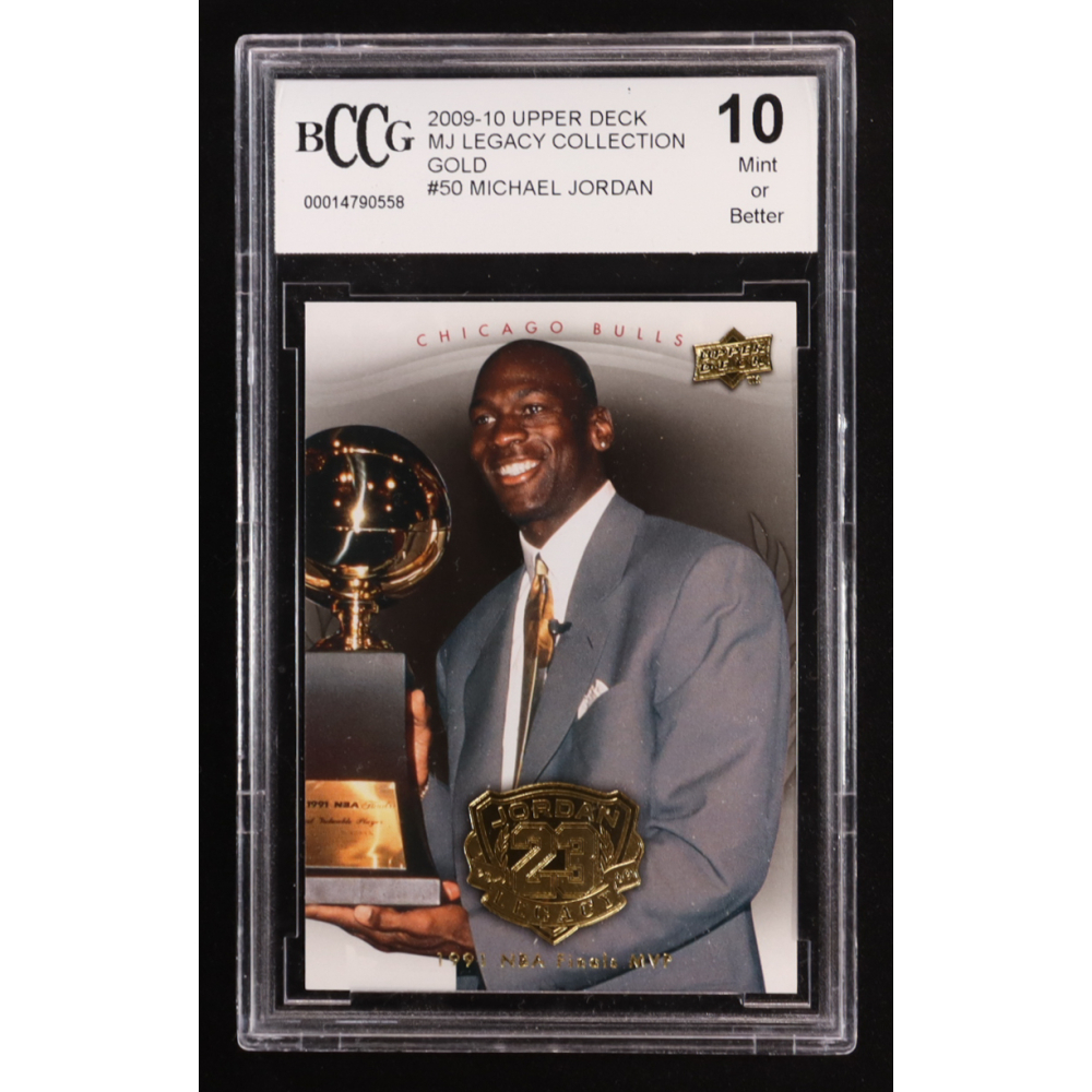 Michael Jordan 2009-10 Upper Deck Michael Jordan Legacy Collection Gold #50 (BCCG 10) at PristineAuction.com