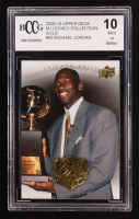 Michael Jordan 2009-10 Upper Deck Michael Jordan Legacy Collection Gold #50 (BCCG 10) at PristineAuction.com