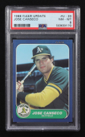 Jose Canseco 1986 Fleer Update #U20 RC (PSA 8) at PristineAuction.com