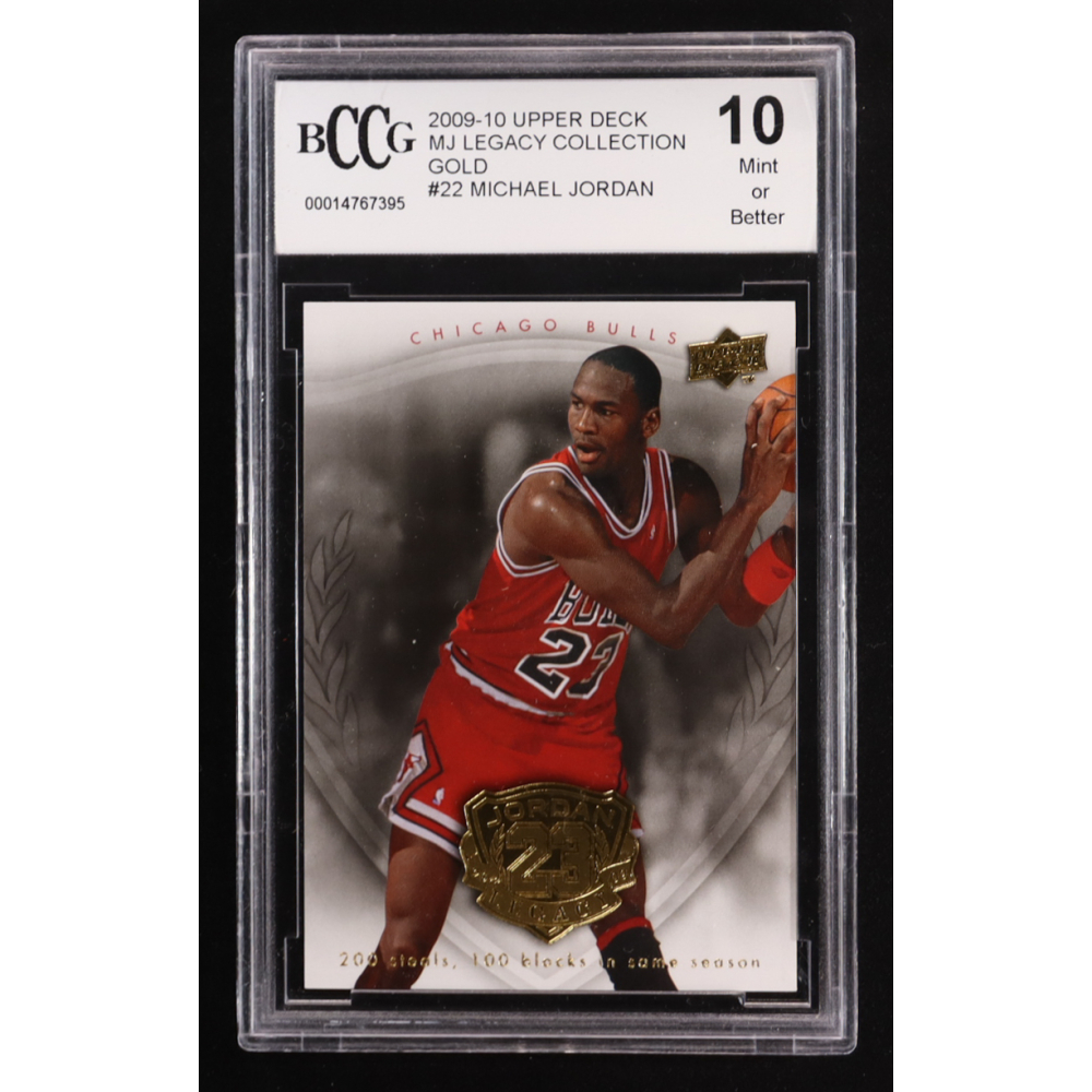 Michael Jordan 2009-10 Upper Deck Michael Jordan Legacy Collection Gold #22 (BCCG 10) at PristineAuction.com