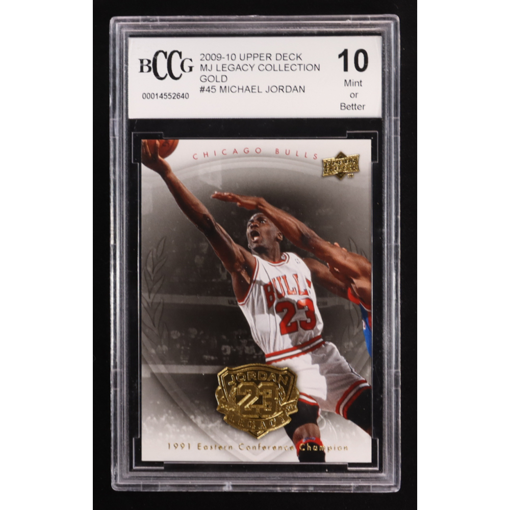 Michael Jordan 2009-10 Upper Deck Michael Jordan Legacy Collection Gold #45 (BCCG 10) at PristineAuction.com