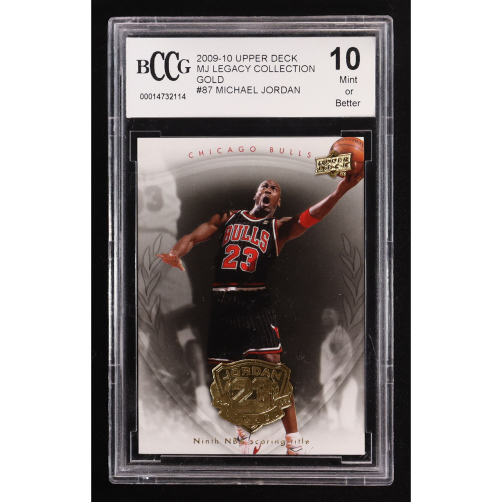 Michael Jordan 2009-10 Upper Deck Michael Jordan Legacy Collection Gold #87 (BCCG 10) at PristineAuction.com