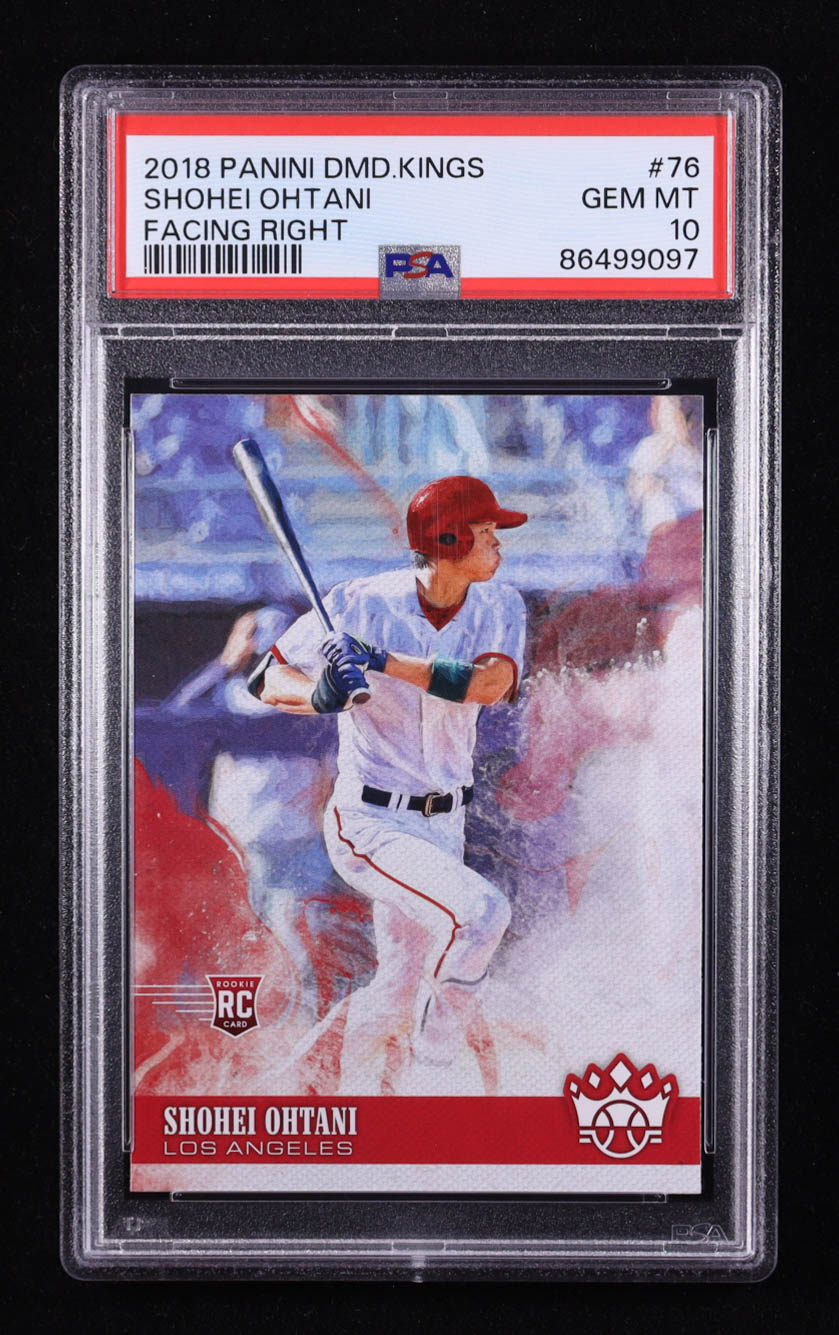 Shohei Ohtani 2018 Diamond Kings #76 RC (PSA 10) at PristineAuction.com Shohei Ohtani 2018 Diamond Kings #76 RC (PSA 10) at PristineAuction.com