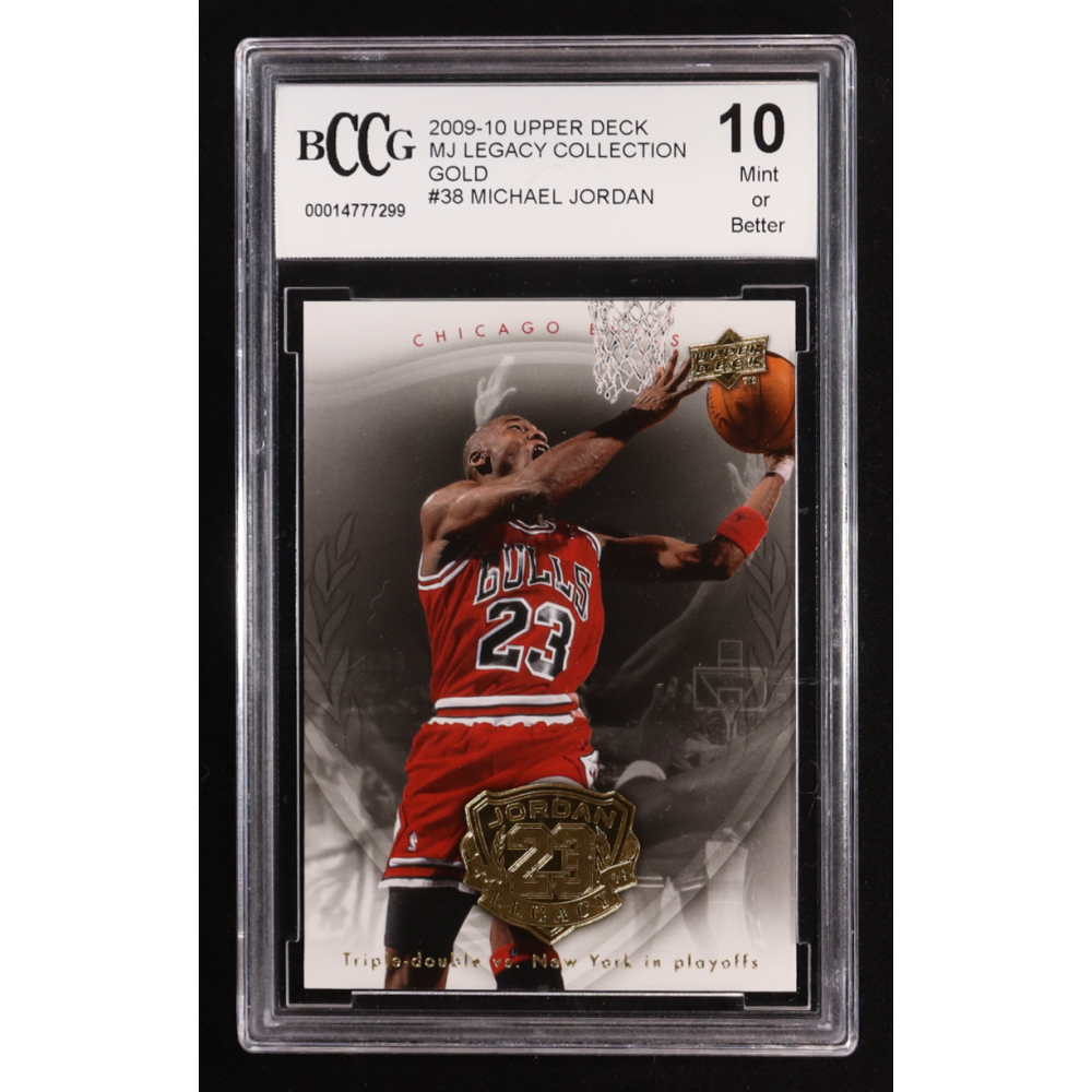 Michael Jordan 2009-10 Upper Deck Michael Jordan Legacy Collection Gold #38 (BCCG 10) at PristineAuction.com