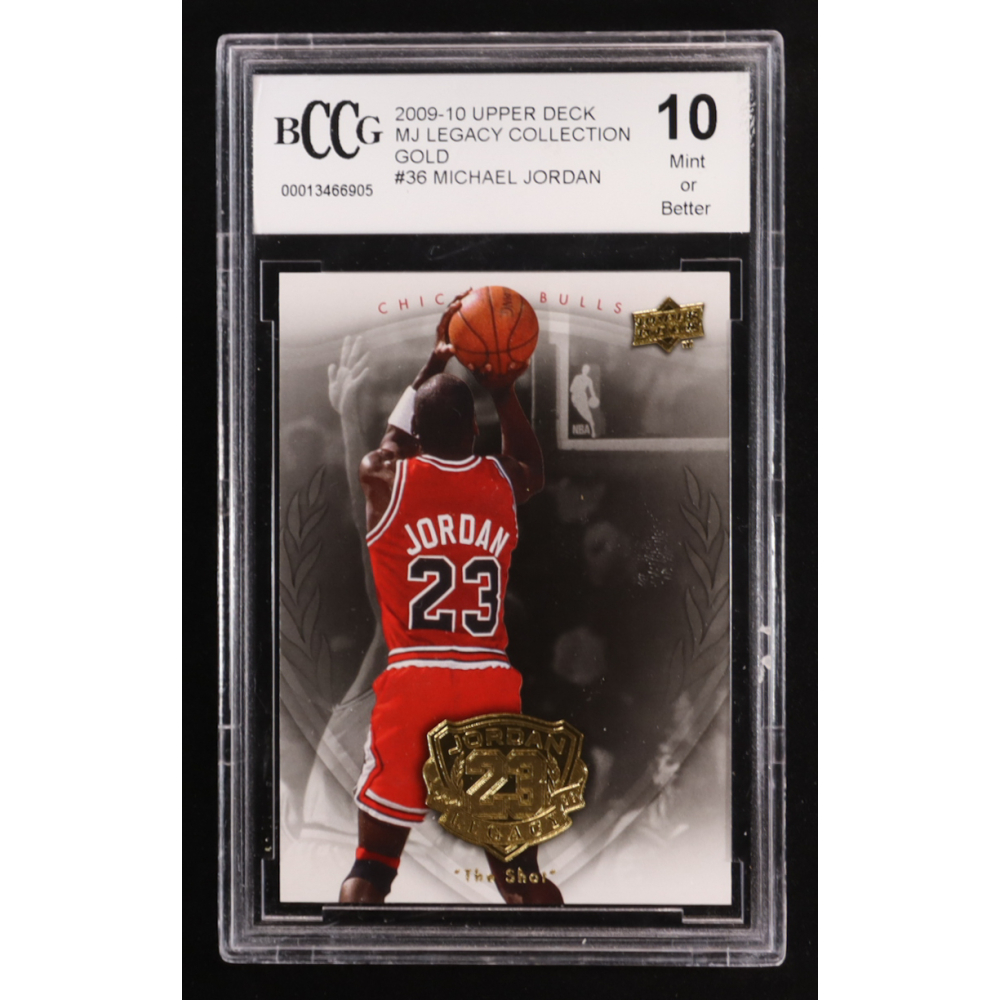 Michael Jordan 2009-10 Upper Deck Michael Jordan Legacy Collection Gold #36 (BCCG 10) at PristineAuction.com