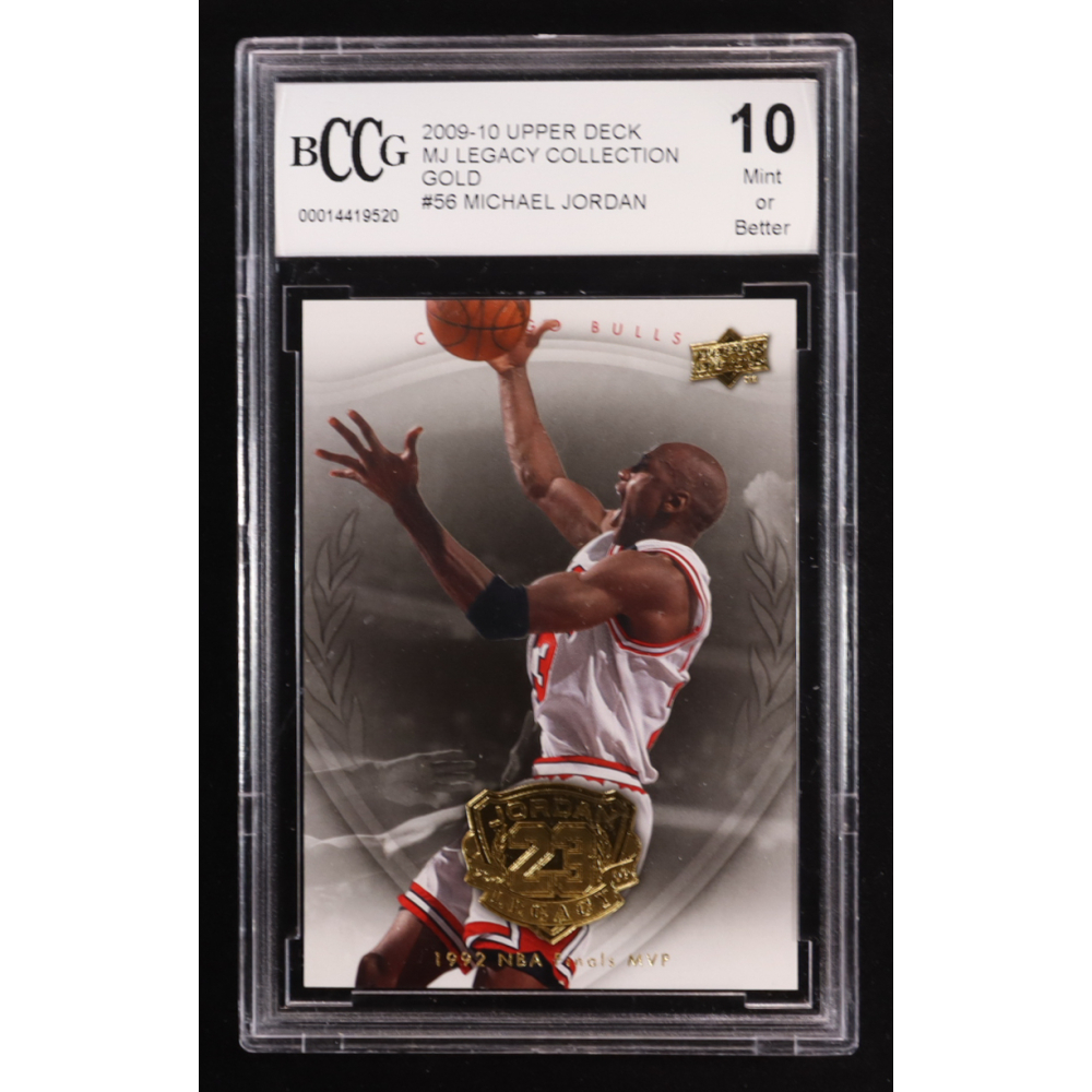 Michael Jordan 2009-10 Upper Deck Michael Jordan Legacy Collection Gold #56 (BCCG 10) at PristineAuction.com