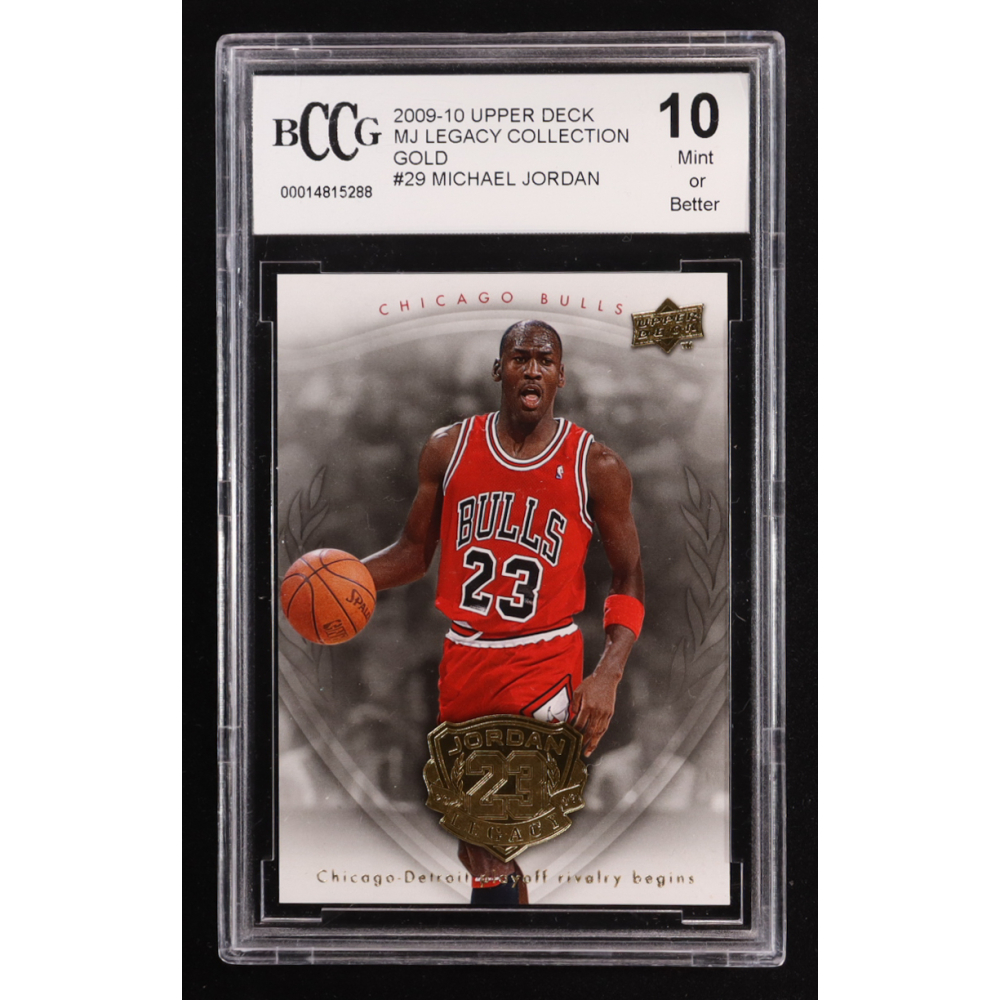 Michael Jordan 2009-10 Upper Deck Michael Jordan Legacy Collection Gold #29 (BCCG 10) at PristineAuction.com