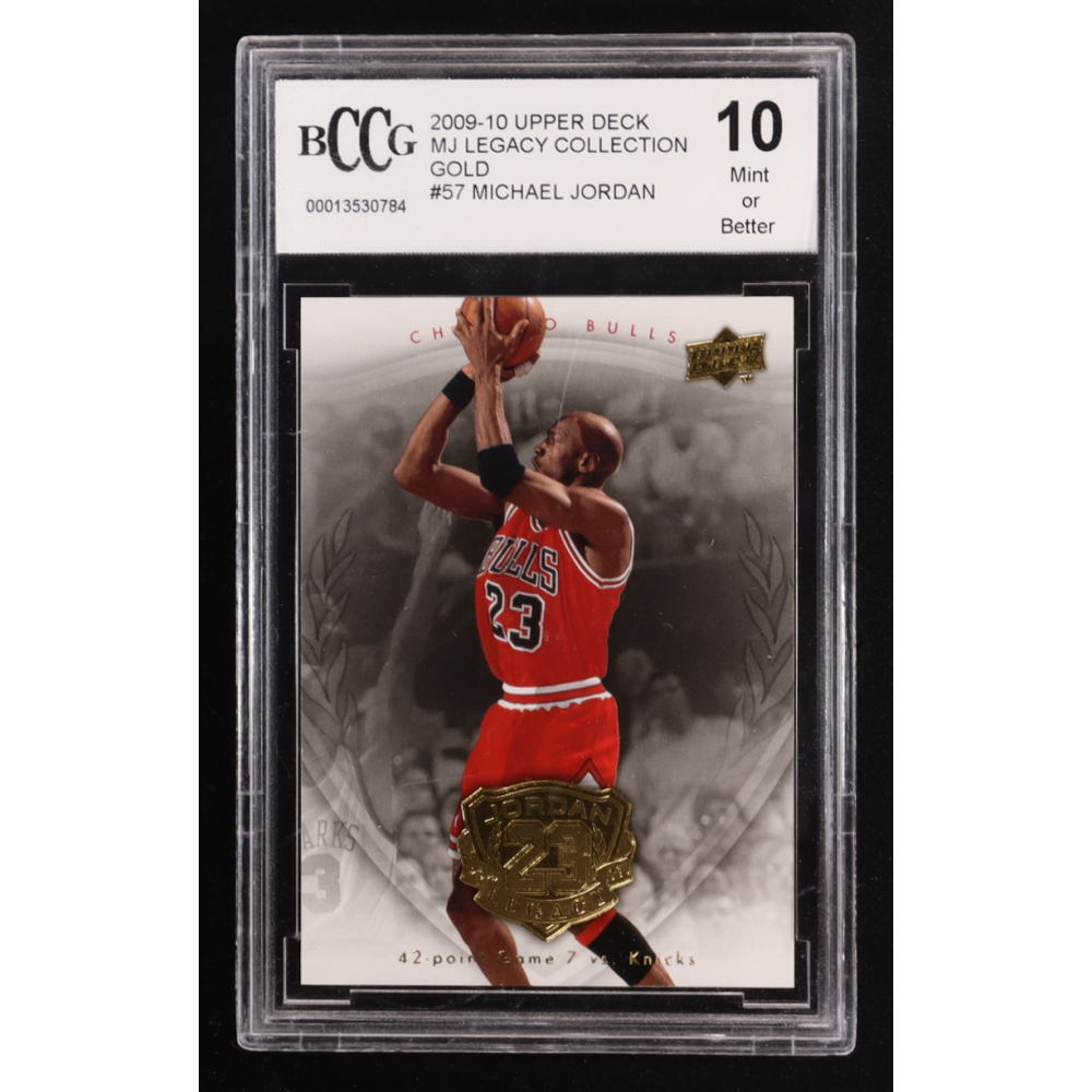 Michael Jordan 2009-10 Upper Deck Michael Jordan Legacy Collection Gold #49 (BCCG 10) at PristineAuction.com