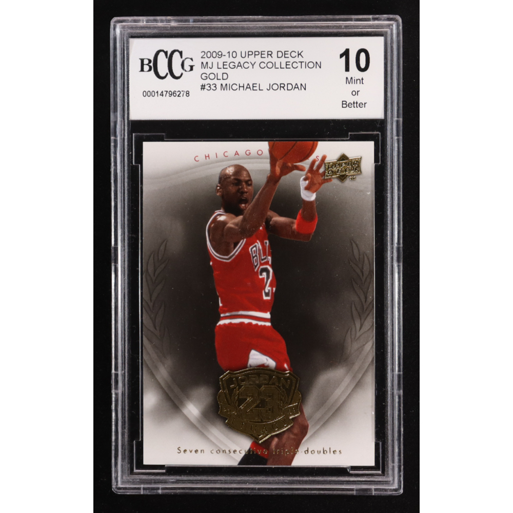 Michael Jordan 2009-10 Upper Deck Michael Jordan Legacy Collection Gold #33 (BCCG 10) at PristineAuction.com