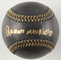 Ronny Mauricio Signed OML Black Leather Baseball (JSA & USA SM) at PristineAuction.com