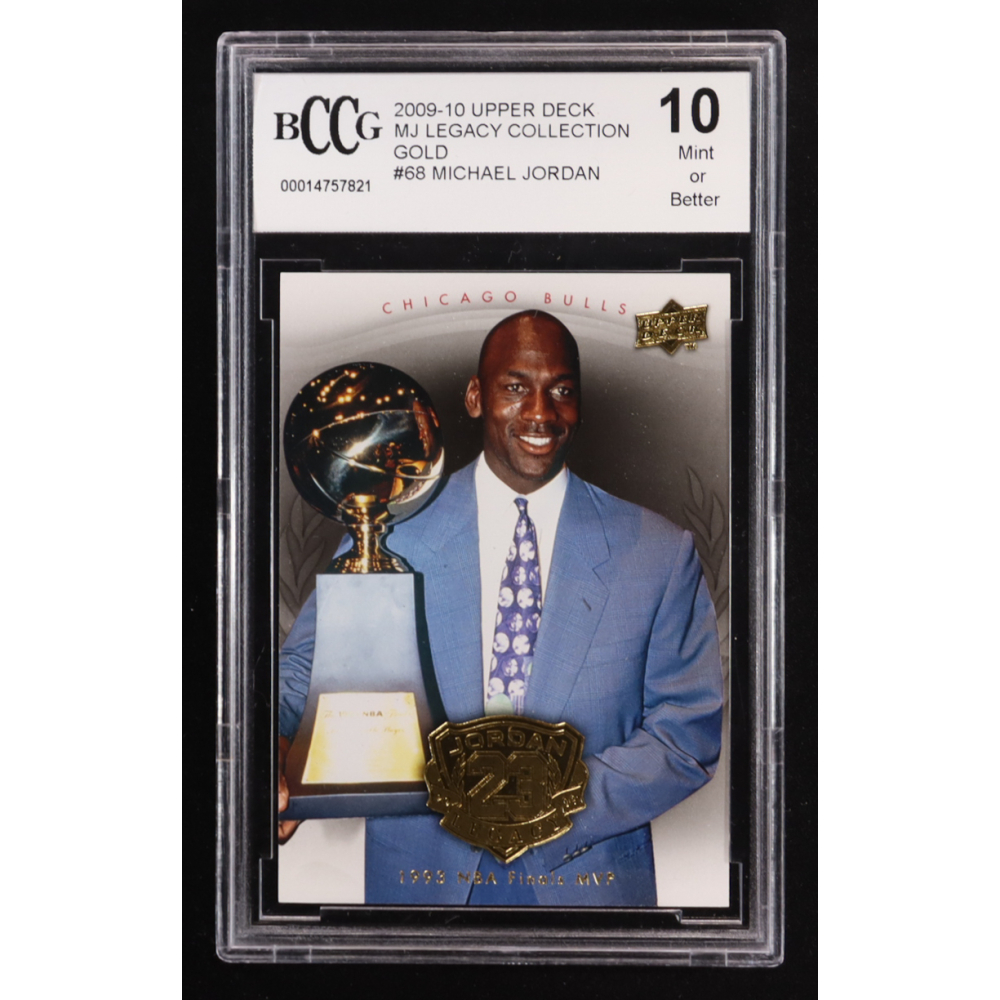 Michael Jordan 2009-10 Upper Deck Michael Jordan Legacy Collection Gold #68 (BCCG 10) at PristineAuction.com