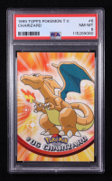 Charizard 1999 Pokemon Topps T.V. #6 (PSA 8) at PristineAuction.com