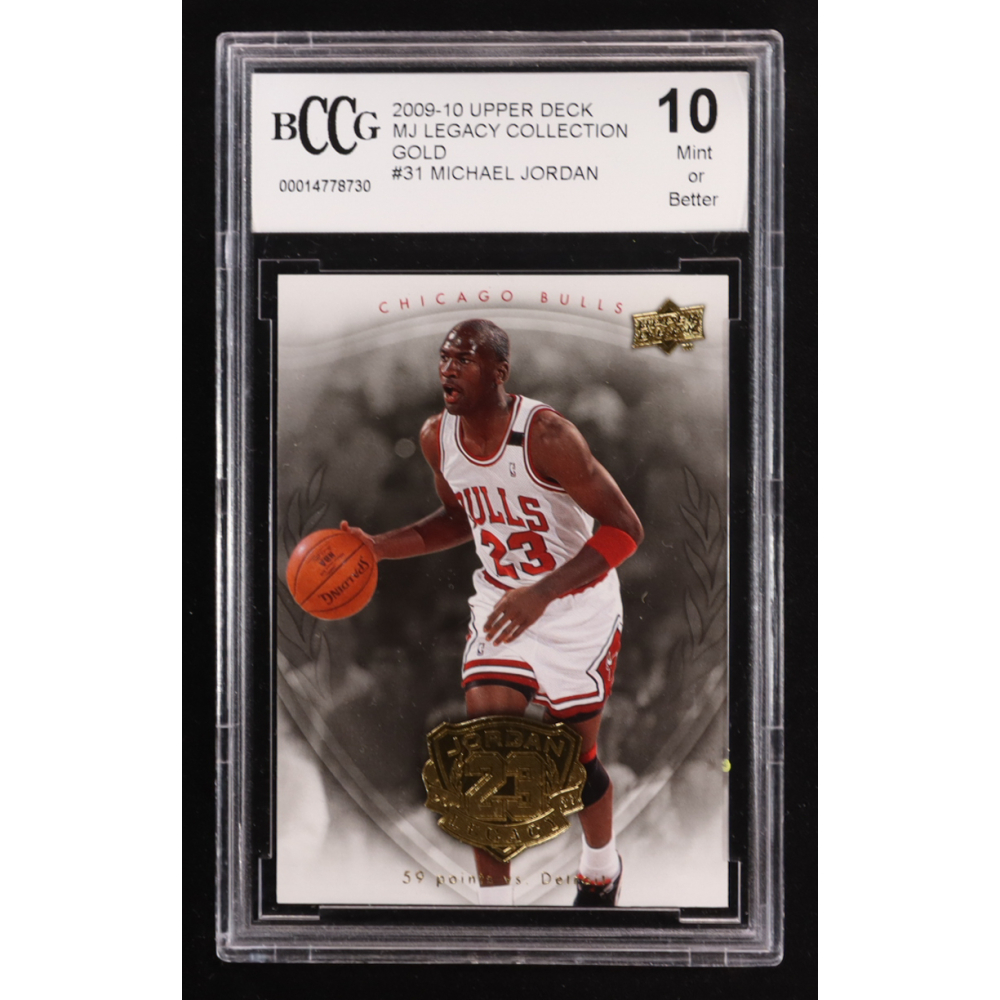 Michael Jordan 2009-10 Upper Deck Michael Jordan Legacy Collection Gold #31 (BCCG 10) at PristineAuction.com