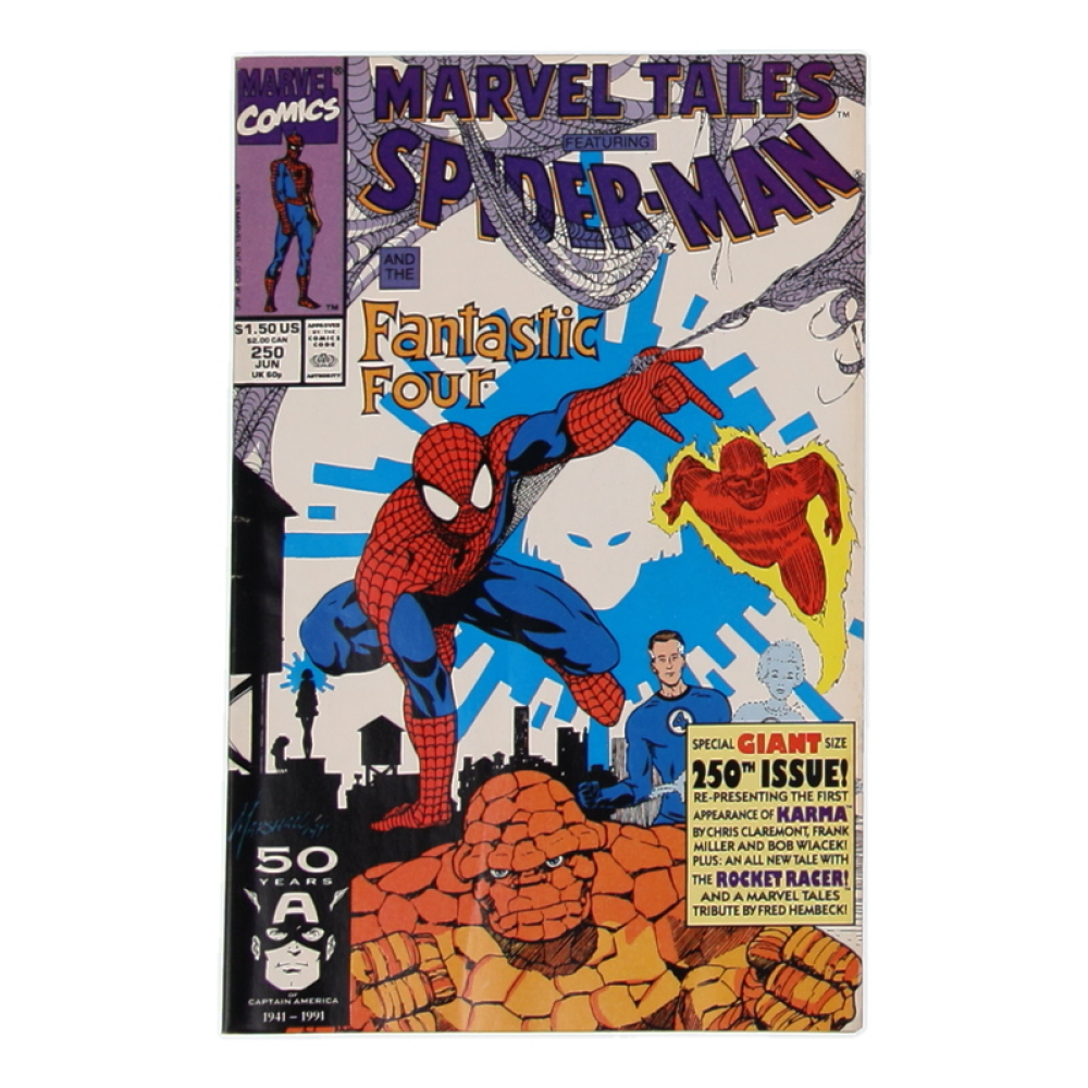 1976 "Marvel Tales Featuring: Spider-Man & The Fantastic Four" Issue #250 Marvel Comic Book at PristineAuction.com
