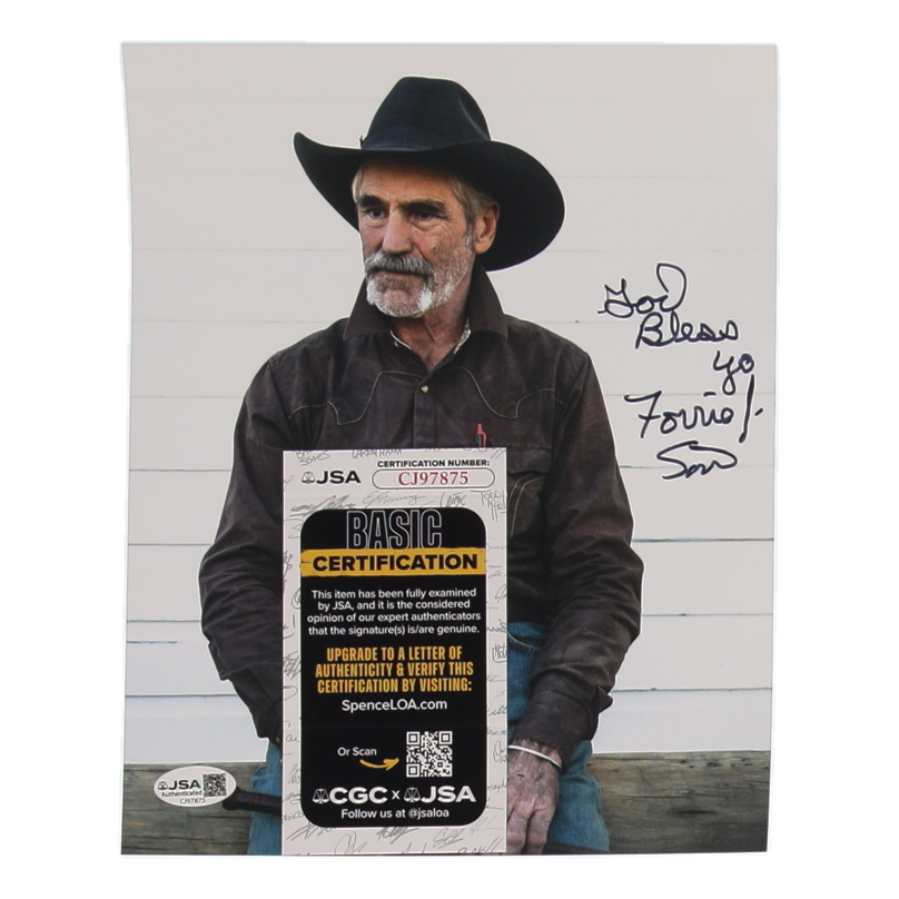 Forrie J. Smith Signed "Yellowstone" 8x10 Photo Inscribed "God Bless Ya" (JSA) at PristineAuction.com Forrie J. Smith Signed "Yellowstone" 8x10 Photo Inscribed "God Bless Ya" (JSA) at PristineAuction.com
