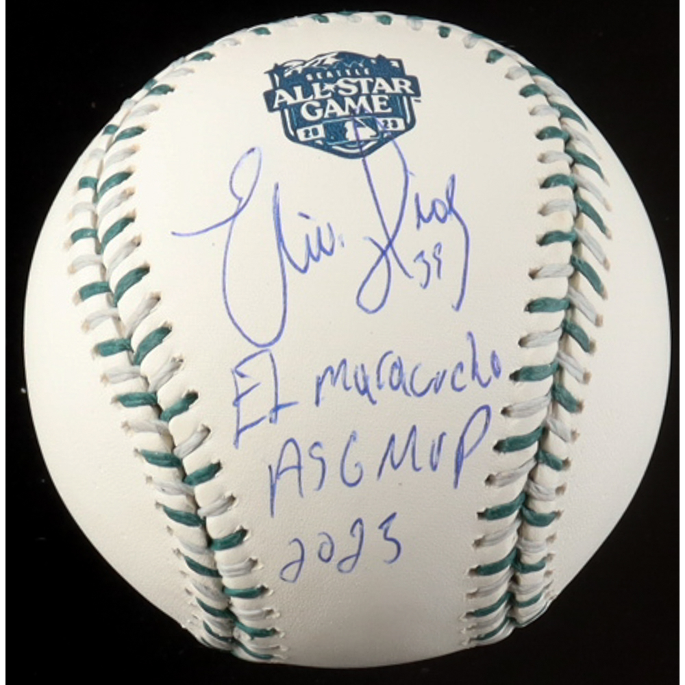 El&iacute;as D&iacute;az Signed Official 2023 All-Star Game Baseball Inscribed "El Maracucho" & "ASG MVP 2023" (Beckett & USA SM) at PristineAuction.com