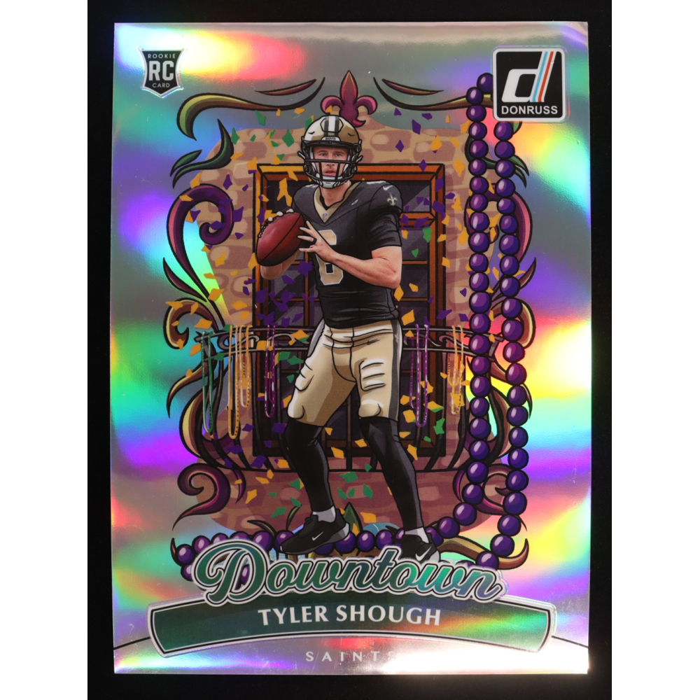 Tyler Shough 2025 Donruss Downtown! Oversize #19 RC at PristineAuction.com