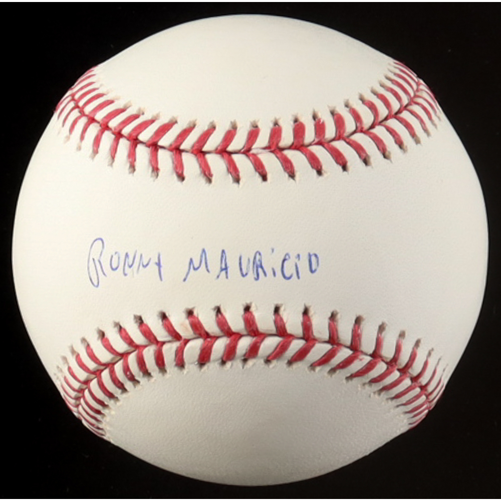 Ronny Mauricio Signed OML Baseball (USA SM & JSA) at PristineAuction.com