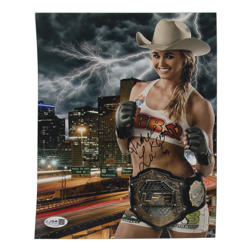 Andrea "KGB" Lee Signed UFC 8x10 Photo (JSA) at PristineAuction.com Andrea "KGB" Lee Signed UFC 8x10 Photo (JSA) at PristineAuction.com