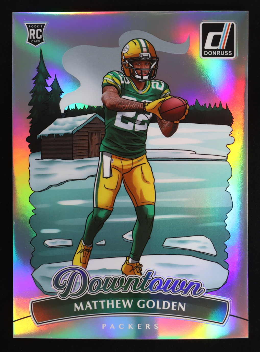 Matthew Golden 2025 Donruss Downtown! Oversize #18 RC at PristineAuction.com Matthew Golden 2025 Donruss Downtown! Oversize #18 RC at PristineAuction.com