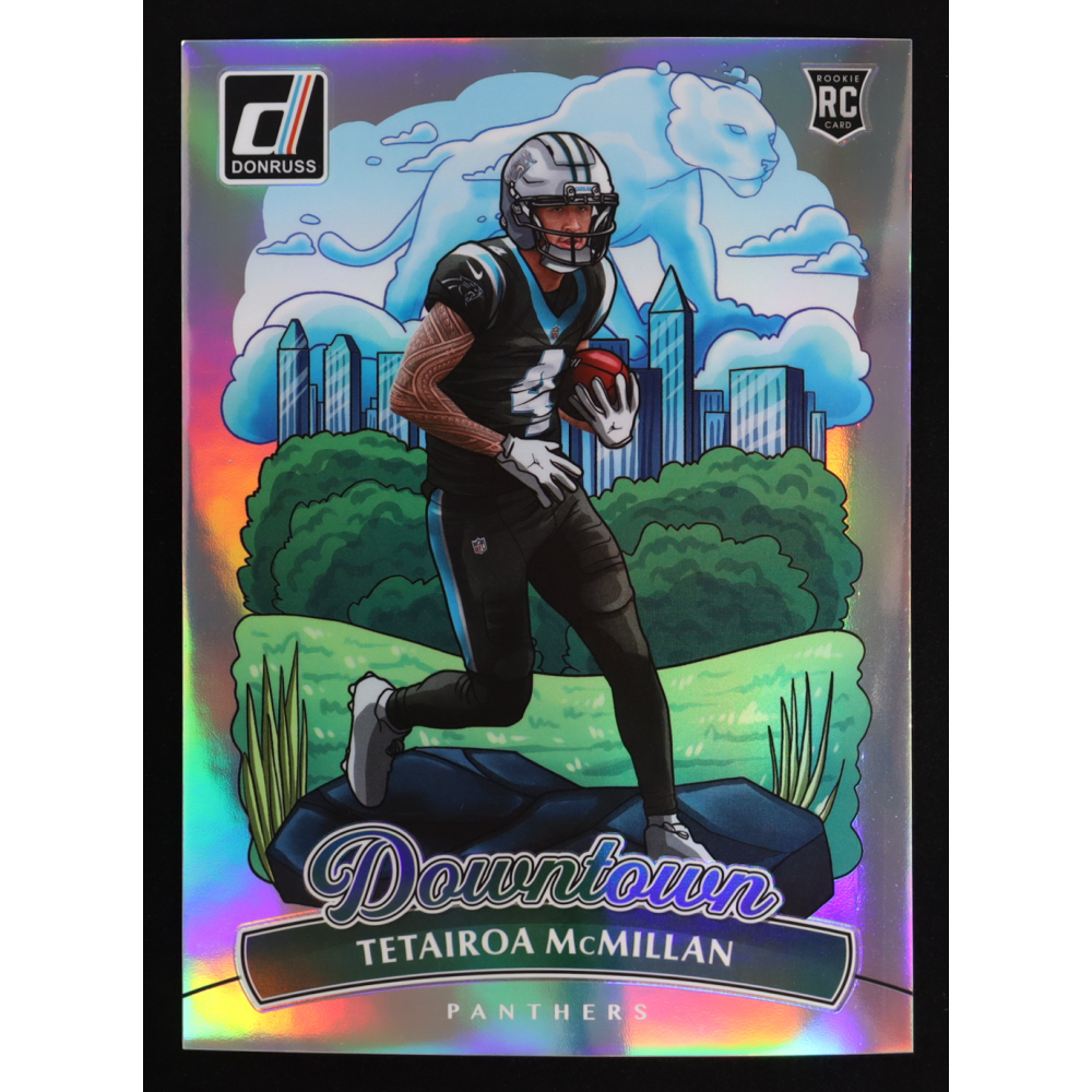Tetairoa McMillan 2025 Donruss Downtown! Oversize #15 RC at PristineAuction.com